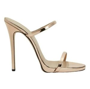 Giuseppe Zanotti Coline Metallic Rose Gold High Heels